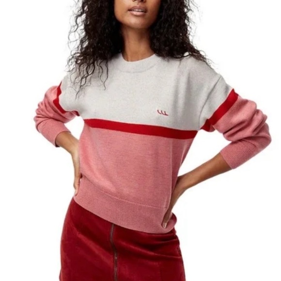 Aritzia Sweaters - Aritzia Wilfred Free Red Pink Sweater Size XS
